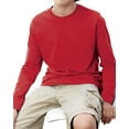 thumbnail image 2 of Youth Fine Jersey Long-Sleeve T-Shirt RED M, 2 of 2