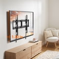 thumbnail image 6 of MountLiving Fixed TV Mount for 37-90 inch TVs, TV Wall Mount with Adjustable Pull Cords, Max VESA 600x400mm, Hold up to 132 lbs, Fits 16”/18”/24” Studs, 6 of 8