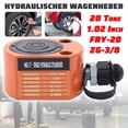 thumbnail image 3 of FRY-20  New 20T Hydraulic Cylinder Jack Mini Hydraulic Ram Low Profile Lifting Cylinder, 3 of 13
