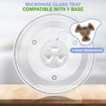 thumbnail image 6 of Microwave Plate Replacement 10.6 Inch for WB48X21336 Microwave Oven Turntable Plate- GE Replacement Microwave Glass Plate Fits Many Brands Plates- Rotating Dish Tray For Better Reheating and Cooking, 6 of 7