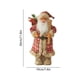 thumbnail image 3 of Decoraciones navideñas, adornos navideños, regalos de Navidad. Muñeco de Papá Noel de 30 cm (12 pulgadas) de pie. Decoración para ventanas. Adorno de muñeco de plástico., 3 of 6