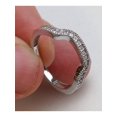 thumbnail image 2 of 1/3ct Diamond Curved Ring 14K White Gold, 2 of 2
