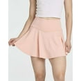 thumbnail image 2 of Real Essentials 4 Pack: Women's High Waisted Tennis Skirts Skater Skort Tummy Control Golf Shorts Pockets (Available In Plus), 2 of 6