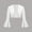 White, variant on SMihono New Year's Fashion Fleece Sherpa Lined Long Sleeve Hoodless Casual Outwear Coats for Womens Love Women's Retro Flared Sleeve Slim Knit Jacket Black 10