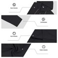 thumbnail image 7 of DHFJKG 2 Piece Outfits Mens Hoodies Linen Loose Fit Long Sleeve Button Front Shirt Pullover Wide Leg Pants Lightweight Casual Cozy Outfit, 7 of 7
