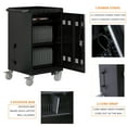 thumbnail image 3 of Aukfa 35-Unit Mobile Charging Cart, Classroom Locking Charging Station up to 16-inch Chromebooks and Laptop, Black, 3 of 10