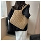 thumbnail image 2 of Zhuge Bolso de lona con esponja para mujer, bolso de compras de verano, bolso de hombro, color caqui, 2 of 5