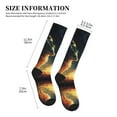 thumbnail image 2 of Compression Socks for Women and Men - Firefly Forest Fox Compression Socks Circulation for Workout, 2 of 8