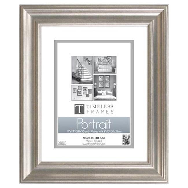 Timeless Frames 45241 Lauren Portrait Silver Wall Frame 11 x 14 in