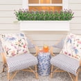 thumbnail image 3 of ZOELNIC Artificial Flowers Outdoor Fake Flowers for Decoration UV Resistant No Fade Faux Plastic Plants Garden Porch Window Box Décor, 3 of 4