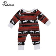 COUTEXYI Christmas Family Pajamas Set Adult Women Kids Sleepwear Nightwear