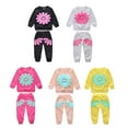 thumbnail image 6 of 1-4T ToddlerGirls Sunflower Clothes Set Kids Baby Long Sleeve Top Sweatshirts and Pants 2pcs Outfits Chirstmas Gift, 6 of 6
