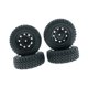 thumbnail image 3 of NEMACIONES de CAR RC 4 Piezas, actualizar neumáticos de rueda de goma para MN90, MN91 MN98 MN99S 1/12 CAR RC, 3 of 9
