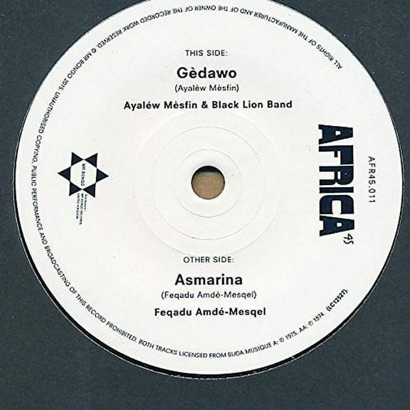 Ayalew Astatke - Ghedawou / Asmarina - Music & Performance - Vinyl [7-Inch]