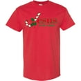 thumbnail image 3 of Inktastic Candy Cane Jesus T-Shirt, 3 of 5