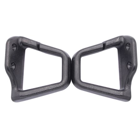 Ebony Black Seat Belt Shoulder Guides For 1993-2002 Camaro Firebird Convertible