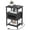 Black, variant on Nightstand with Charging Station, Bedroom Bedside Table with USB Ports and AC Outlets, Sofa Side End Table with Storage Drawer, Couch Side Table with Open Shelf for Living Room Office Dorm