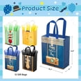 thumbnail image 3 of Fathers Day Gift Bag with Tissue Paper Medium Size 9.8" in Bulk 12 Pack Reusable Non Woven Bag for Dad, Grandfather, Husband, Boyfriend, 3 of 4