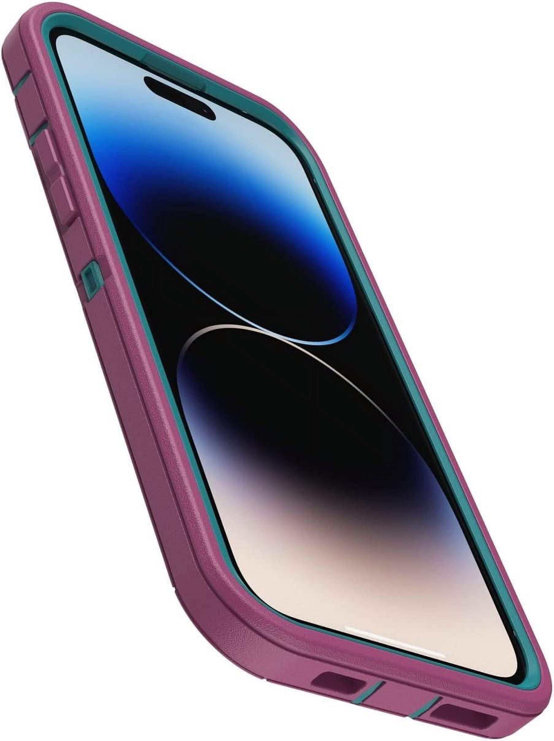 OtterBox Defender Series Screenless Edition Case for iPhone 14 Pro Max Only - Case Only - Non-Retail Packaging - Canyon Sun Pink