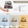 thumbnail image 4 of BZSMCE Table Lamp Creative Seamle Of Red Roses Plainting Simple Pattern Night Light, 4 of 8