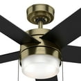 thumbnail image 4 of Hunter Claudette 52 Led Claudette 52" 5 Blade Led Indoor Ceiling Fan - Nickel, 4 of 7