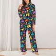 thumbnail image 2 of Sikiie Colorful Air Balloons1 Women's Long-Sleeve Shirt and Full-Length Bottom Pajama Set (s-xxl)-X-Large, 2 of 7
