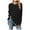 Black, variant on SNKSDGM White Long Sleeve Shirts for Women Cotton Black Long Sleeve Shirt Women Cropped Women's 2026 Fashion Long Sleeve Tops Casual Round Neck Ladies Lightweight Top M