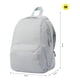 thumbnail image 2 of Totto Mochila Mediana Con Organizador Interno | Escuela - Viaje - Oficina | 16 Litros Gammatto241 gris M, 2 of 54