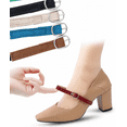 thumbnail image 3 of 2Pair Leather Shoe Straps Replacement With Buckle High Heels Shoelace Anti Slip High Heel Ankle Straps, 3 of 4