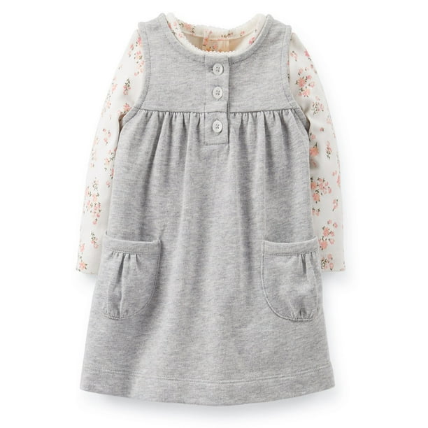 Girls grey jumper clearance dress