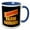 Blue/White, variant on 3drose, I Survived Walking Backwards Survial Pride and Humor Design, 15oz Mug