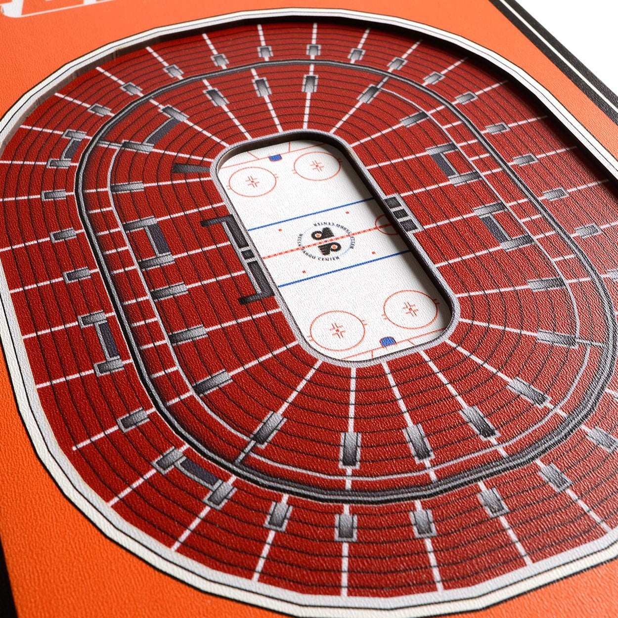 Flyers 8'' x 32'' 3D StadiumView Banner