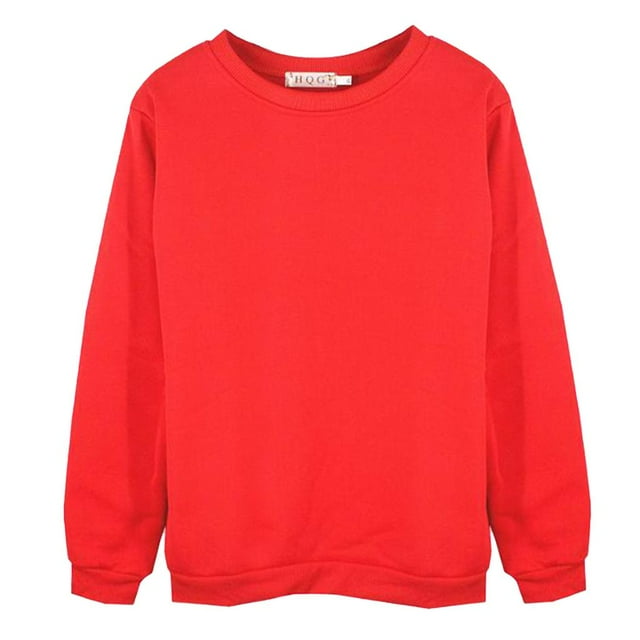 Sudadera con capucha deportiva para hombres Salvador Sudadera de lana con cuello redondo rojo 4XL