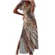 thumbnail image 1 of Vestidos casuales de verano con cuello en V y manga corta para mujer Fridja qw6588, 1 of 1