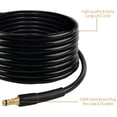 thumbnail image 2 of Mangueras de reemplazo 6m, limpiadora flexible de alta presión con hilo M22 - conector de conexión rápida de clic para la serie kärcher K2 - k7 Zefei Wu 9024735023975, 2 of 5