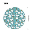 thumbnail image 3 of Disketp Cartoon Funny Goose Small Mouse Pad 7.9x7.9 Inches,Washable Round Mousepad For Office Laptop Computer,Non-Slip Rubber Base Mouse Pads For Wireless Mouse, 3 of 8