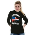 thumbnail image 4 of Dominican DR Shaped Pride Heritage Long Sleeve TShirt Men Women Brisco Brands S, 4 of 5