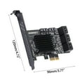 thumbnail image 4 of PCIE to 8Port SATA3.0 Controller Expansion Board 8-Port SATA3.0 Interface, 4 of 9