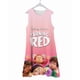 thumbnail image 2 of Vestido de niña de Disney turn red, disfraz de cosplay, vestido de verano de turn red, vestido corto sin mangas de princesa para niños 130 Gao Jinjia LED, 2 of 2