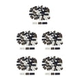 thumbnail image 1 of Wweixi Handmade English Labels Tags Trendy and Versatile Cloth DIY Clothes Sewing Craft Accessories Handmade Crown Print 120 Pcs 5Set, 1 of 6