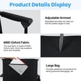 thumbnail image 3 of Tereitr 2 Pack Folding Stadium Seat with Back Support and Cushion Portable Chair with Cup Holder and Adjustable Shoulder Strap for Sports Events Concerts Outdoor Activities, 3 of 10
