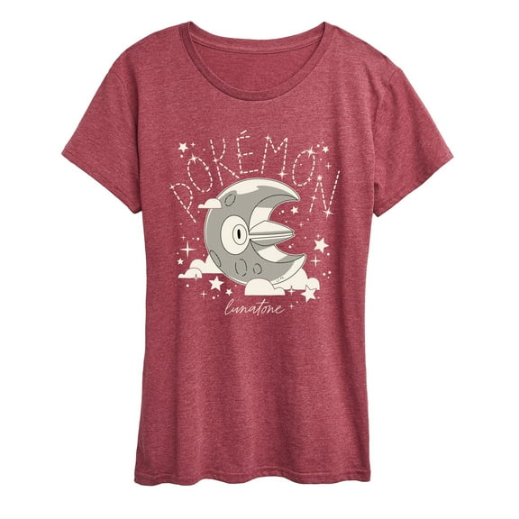 Pokémon - Lunatone - Women's Short Sleeve Graphic T-Shirt