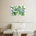 thumbnail image 2 of Elephant Stock Annamieka Wall Art - Horizontal Canvas Wall Art - Living Room Wall Decor - Floral And Botanical Canvas - Teal And White Decor By Carrie Schmitt - 30" x 20", 2 of 4
