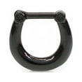thumbnail image 1 of Septum Clicker Ring with Polish Surface 16g Cartilage Septum Tragus Rook, 1 of 8