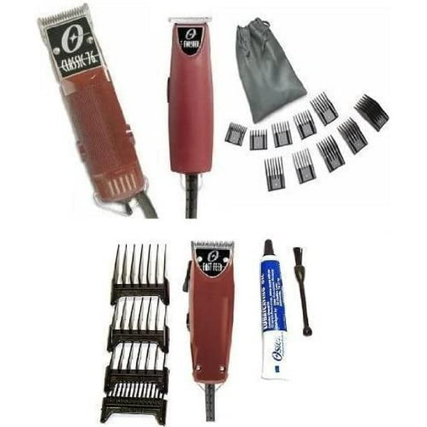 Oster Classic 76 Hair Clipper Fast Feed TFinisher 10 Piece Comb Set