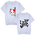 thumbnail image 5 of Uzui Tengen T-shirt summer breathable casual crewneck black and white top, 5 of 7