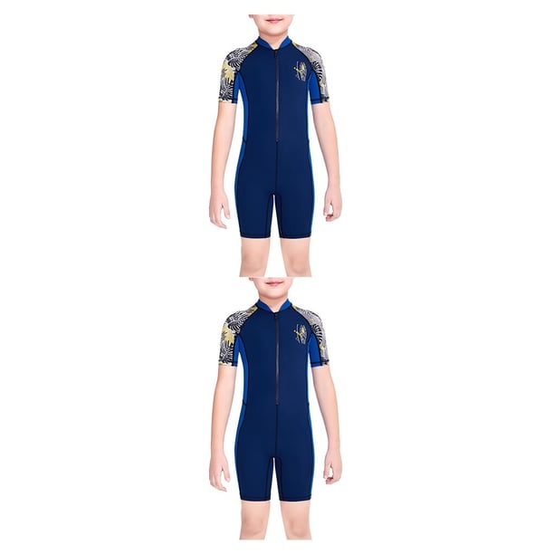 Advancent Bañador de buceo SAIL para niños, traje de baño corto de una pieza para niños, pantalones de manga corta, traje de baño, trajes de neopreno Type10 NO10 Advancent CBP194800