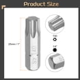 thumbnail image 2 of Uxcell 5pcs 1/4" Hex Shank T40 Head 1" Length S2 Torx Screwdriver Bit, 2 of 6
