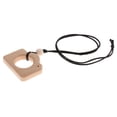 thumbnail image 4 of Collar de dentición de lactancia de masticación de madera parccesorio de masticación de bebé Cámara Yotijar Colgante de mordedor de madera, 4 of 7