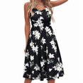 thumbnail image 4 of Elegante Vestido Casual Impreso De Cuello En V Para Mujeres Talla Única, 4 of 7